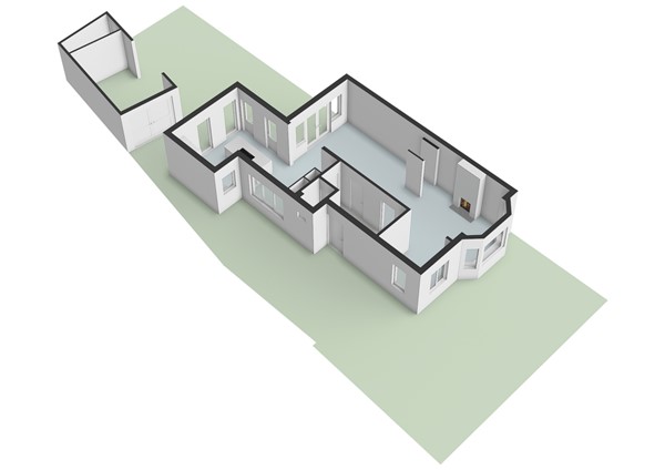 Floorplan - Laan van Alkemade 64, 2341 LK Oegstgeest